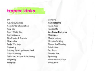 kink tropes